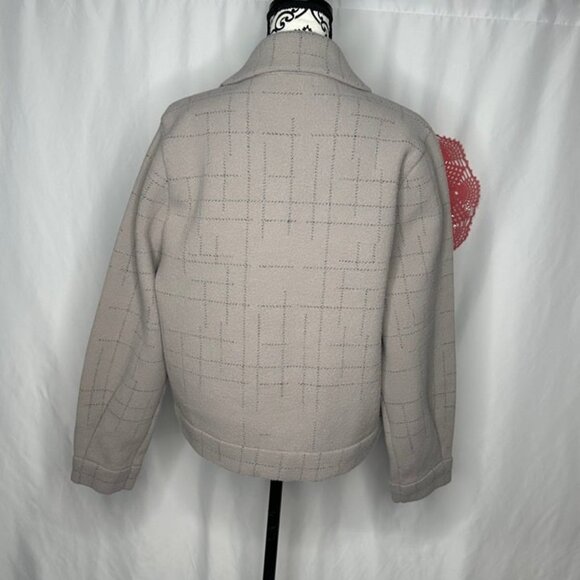 NWT Tahari Silver Fox/Black Jacket Size Large - Picture 4 of 11